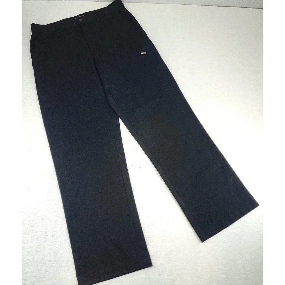IZOD‎ 34x32 | Solid Black Cargo Pants Golf Performance Straight Leg